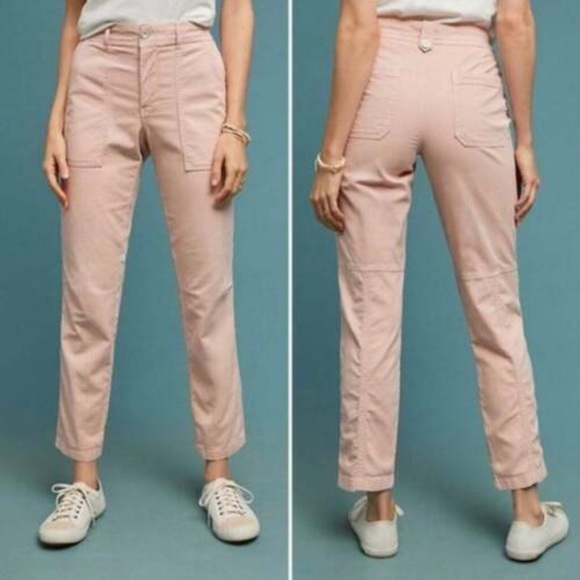 Peach Anthropologie Pants “The Wanderer” style Size 28 - Picture 2 of 4